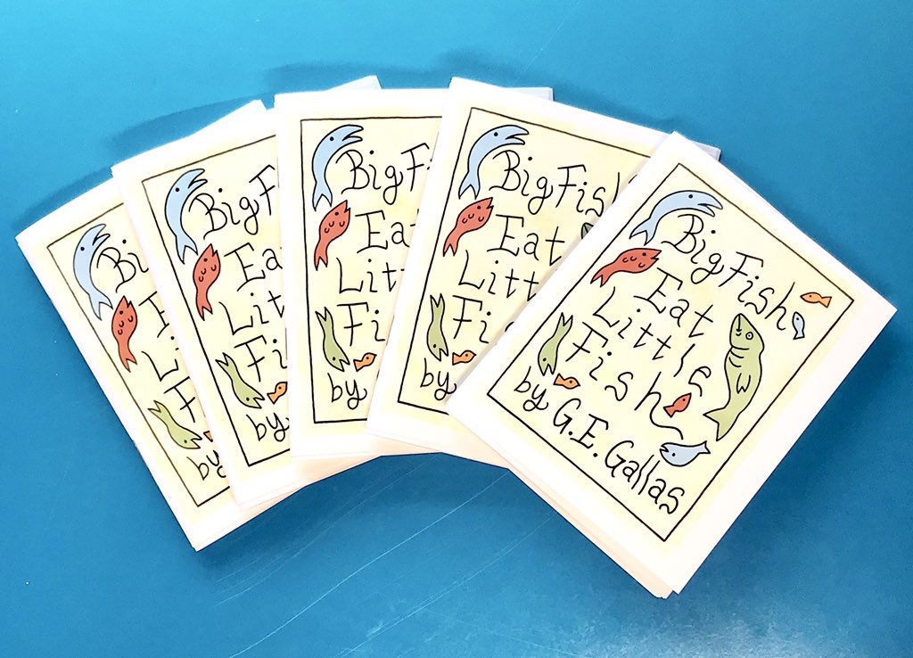 gegallas's tweet photo. My new #Zine/#MiniComic โBig Fish Eat Little Fishโ is ready for #DCZinefest on #Saturday!
#WashingtonDC #Maryland #Virginia #SelfPublished #Zinesters #DCZF19 #DCZF #Zines #Writer #Illustrator #ComicBook #Illustration #AmWriting #AmDrawing #Poetry #Photography #Creativity https://t.co/GwbRha0Yew