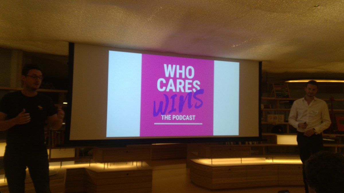 OliBarrett's tweet photo. "A quarter of all millennials have a caring responsibility". 
"70% of carers are in work, and can't access a carer centre during the week"

Look out for their "Who Cares Wins" podcast.

Food for thought, from @MobiliseCare &amp; @Jimmytee - I really believe in this team! #ZincVC https://t.co/yLaMWpekRv