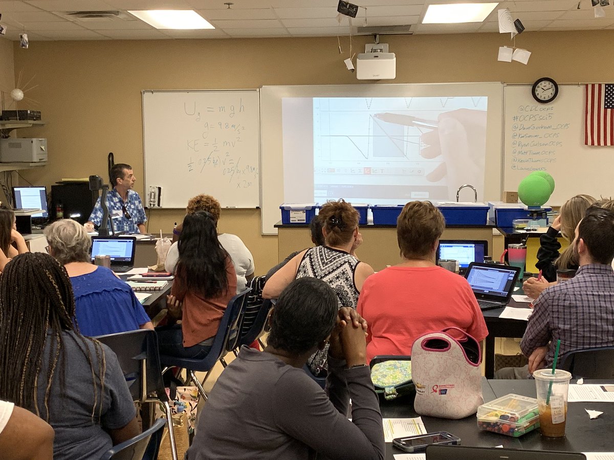 KevinThomasOCPS's tweet image. Big Idea 10 &amp;amp; 11 #energy concepts today with Dr. Capstick @FSUPhysics. #OCPSscience @DaveGorham_OCPS @CDLocps @LainieClowers