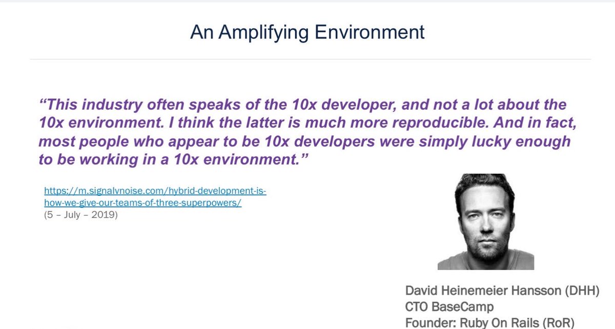 _zenx_'s tweet image. The 10x environment!
A slide from my talk on importance of practices that create a 10x environment. 
#programming #software #10Xdeveloper