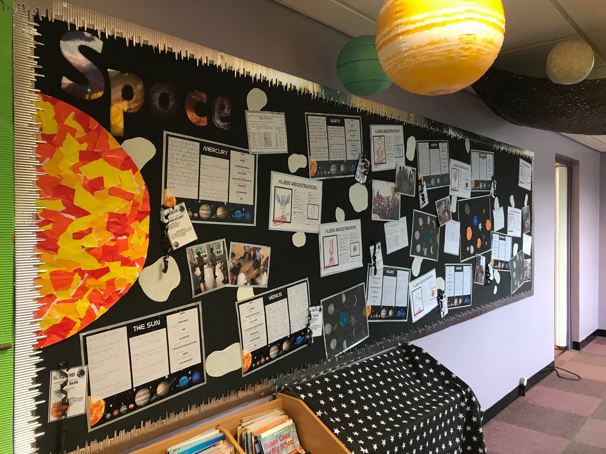 AspenCottingPA's tweet photo. Recently Aspen and @AcerCottingley1 had two days focused on space. This is just a tiny selection of the amazing work they produced. They worked in teams to produce a fact file about a planet and then independently to create other pieces. Well done!!! https://t.co/qIuiZzyYx8