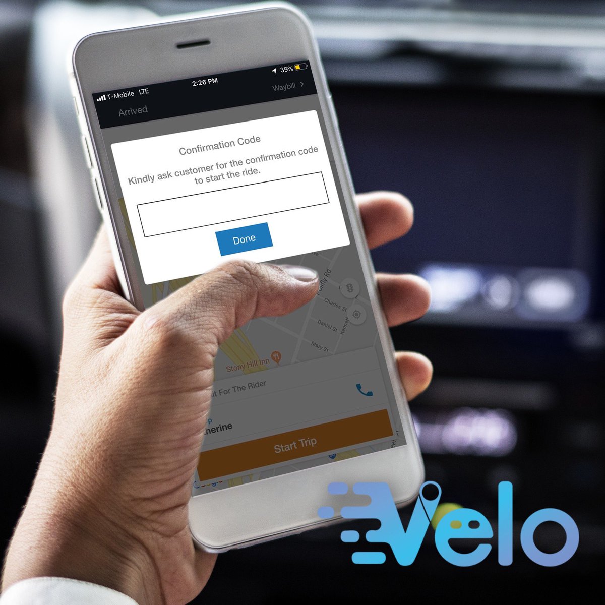 RideVeloNow's tweet photo. Safety is our #☝ priority for both riders and drivers. All #Velo riders receive a confirmation code when they book their ride. When their driver comes to pick them up, they must input the corresponding code in order to fulfill the ride.
#RideVeloNow #SafetyFirst #Rideshare https://t.co/gZrNZmeM9g