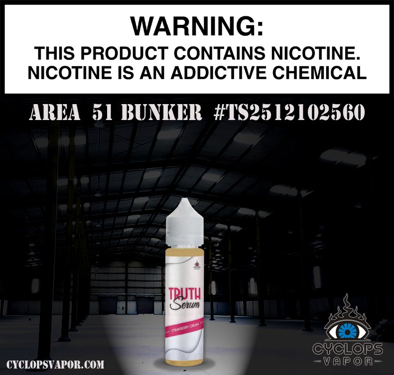When you storm #Area51 and find they've just been hoarding giant amounts of awesome flavor. Taste the secret at your local #vape shop or bit.ly/2liozsA 

#area51raid #stormarea51 #vape #vaping #vapenation #vapelife #vapeon #itsallaruse