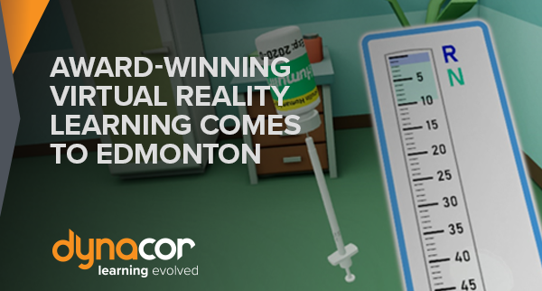 dynacorlearning's tweet photo. Dynacor and @NorQuest College have teamed up to develop award-winning #virtualreality scenarios for LPN students. We are very proud of our role in preparing tomorrow's nurses. #learningevolved #VR #nursing #elearning https://t.co/MDQL0DDvew https://t.co/q6KxnRHHf7