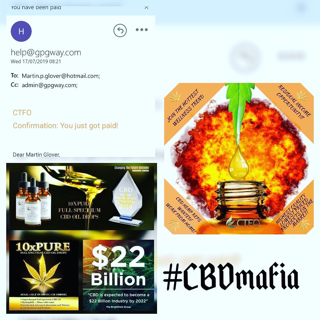 Like clockwork every week since last June 🌱💚 🤑 📲 💷
All for helping others help themselves to the best CBD on the 🌏 unrivalled innovation and expansion in any MLM company..
 #startacbdbusiness #positionforsuccess #cbdindustry #cannabiscommunityuk #coas #watersolubleoils #cbd