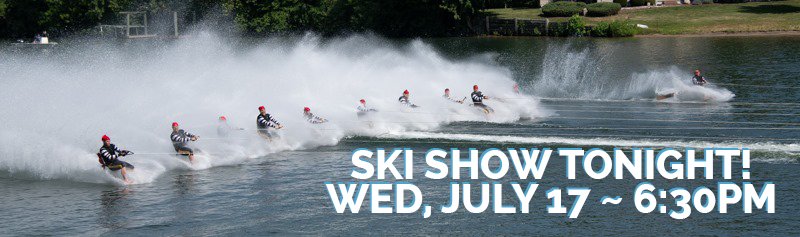 ARRRRGH 2nd in the Central Region water ski show is back at our home site tonight at 6:30pm to perform for our home crowd! Come down for bike night, and enjoy a cold KONA ICE while watching our regional champion ballet line, and FREE ski show!