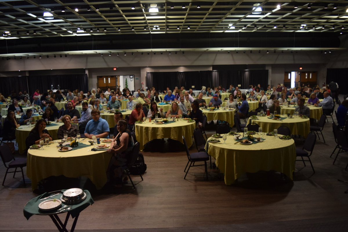 These intelligent, caring, dedicated people are Working Toward Prosperity at the 2019 Kansas Conference on Poverty. #KCOP2019