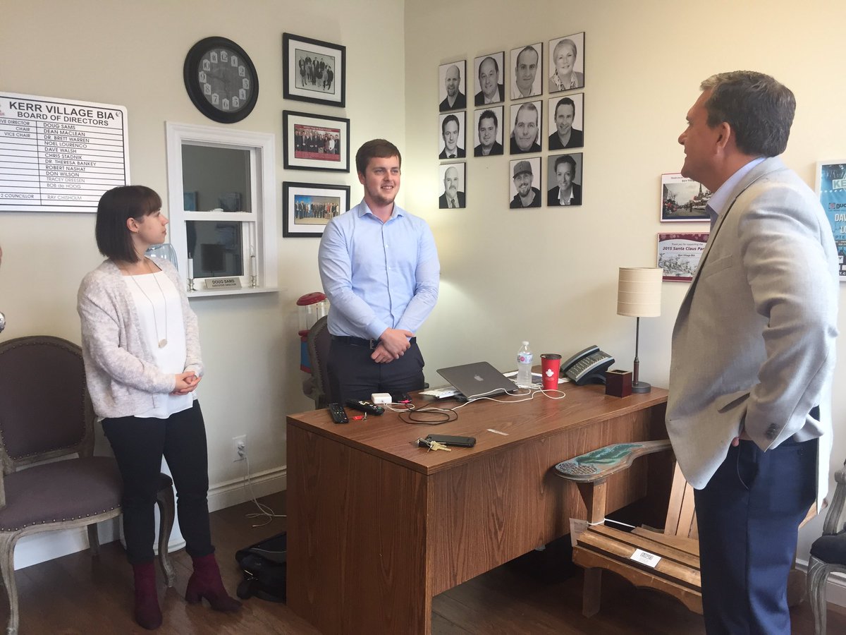 The #CanadaSummerJobs program allows students like Brendan and Jessica gain valuable, meaningful work experience through a variety of businesses and organizations. They have been working with the <a href="/KerrVillageBIA/">KerrVillageBIA</a> to bring my riding of #Oakville its annual Kerr Fest this September!
