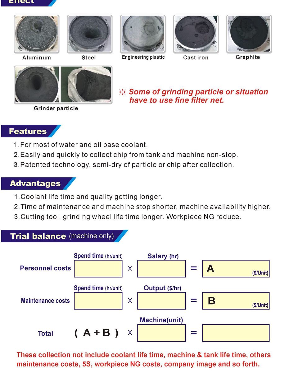 FH_Tech_Taiwan's tweet photo. We’re looking for distributors in USA different area, if you interested in our product, please contact with us.
#cnc #machinetools #manufacturing #milling #coolant #metalchips #sludge #industrialvacuum https://t.co/uFPcF1ETSy