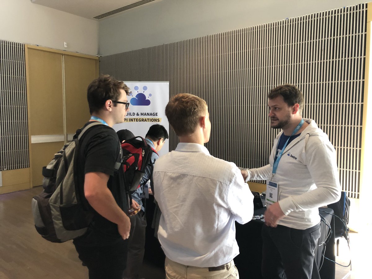 trybearer's tweet image. Come meet the @BearerSH team at our booth at #APIdaysSF! Free demo and gummy bears 🐻🎉