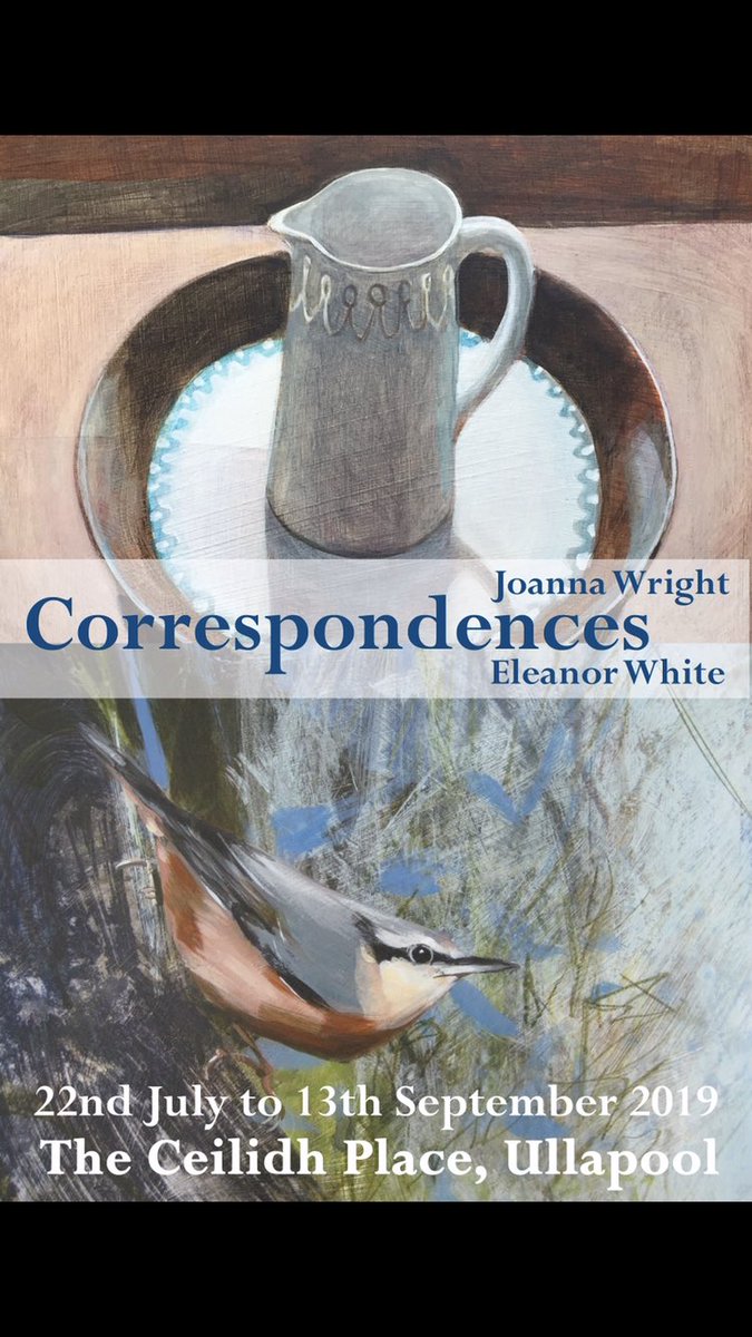 Opening this Sunday, 4-6pm. Exciting local artists, Joanna Wright and Eleanor White.See you there? #art #scottishart #ullapool #gallery