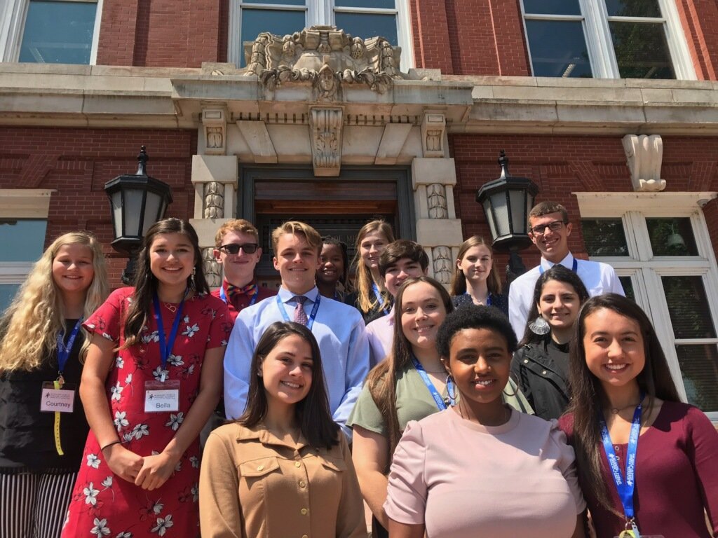 Field trip time! We are in Jefferson City on Day 5 to hear from SC Judge Paul Wilson and visit the Capitol!  #MPAA2019 #forthegreatergood