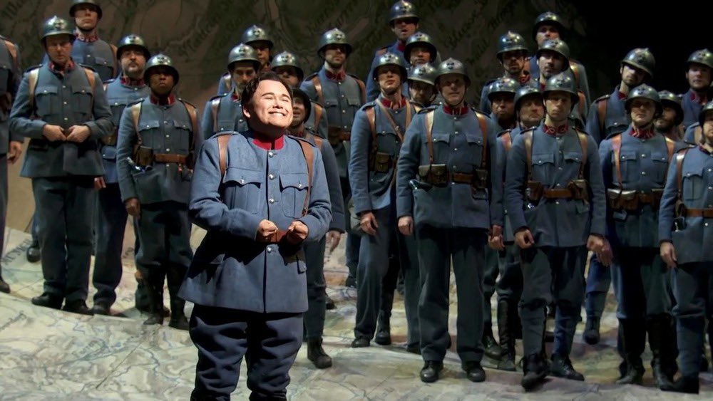 luiscalduch's tweet photo. 🇬🇧 La Fille du régiment #Donizetti @RoyalOperaHouse @TheRoyalOpera #LaurentPelly #EvelinoPidò @DevieilheSabine @tenorjcamarena #EnkelejdaShkoza @PSpagnoliMT #DonaldMaxwell #LukePrice #BryanSecombe #JeanPierreBlanchard @ReallyMiranda @Forumopera ➡️https://t.co/tv9no7DvX0 https://t.co/cqU7zATT2z