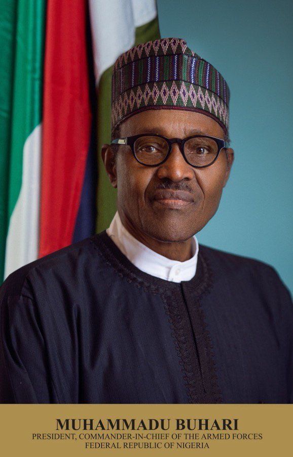 Presidency releases new official portrait of President Buhari (Photo)