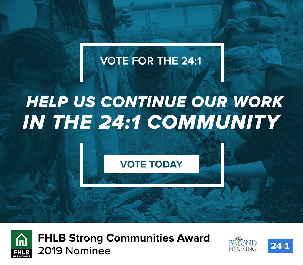 BeyondHousing's tweet photo. If you haven’t voted for our work in Pagedale Town Center that is nominated for a FHLB Strong Communities Award, please vote now. And if you have, please vote again. It’s super simple and greatly appreciated! https://t.co/m5TuihEXpc https://t.co/JXkQfDSSGg