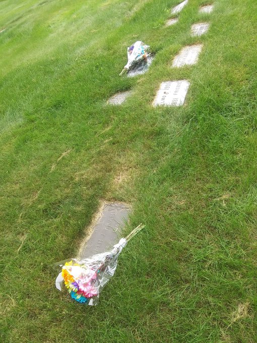 Went to visit my father in law Fred L. Gates today and also laid flowers down for his other son who passed<a href="/tag/woodrocketbrunch"class="tags"><span>#woodrocketbrunch</span></a>
