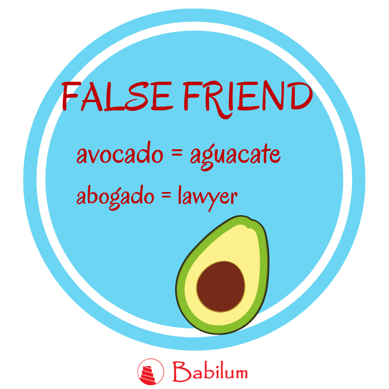 AcademiaBabilum's tweet photo. Siempre nos equivocamos con este false friend 🤦😂
En inglés 'avocado' parece que significa 'abogado' pero ¡cuidado, no te dejes engañar! 🕵️
No es un 🥑 él que te defiende ante el tribunal sino un 'lawyer' 😁 
#falsosamigos #LearnEnglish #CursosDeVerano https://t.co/UJR4CoSMOb