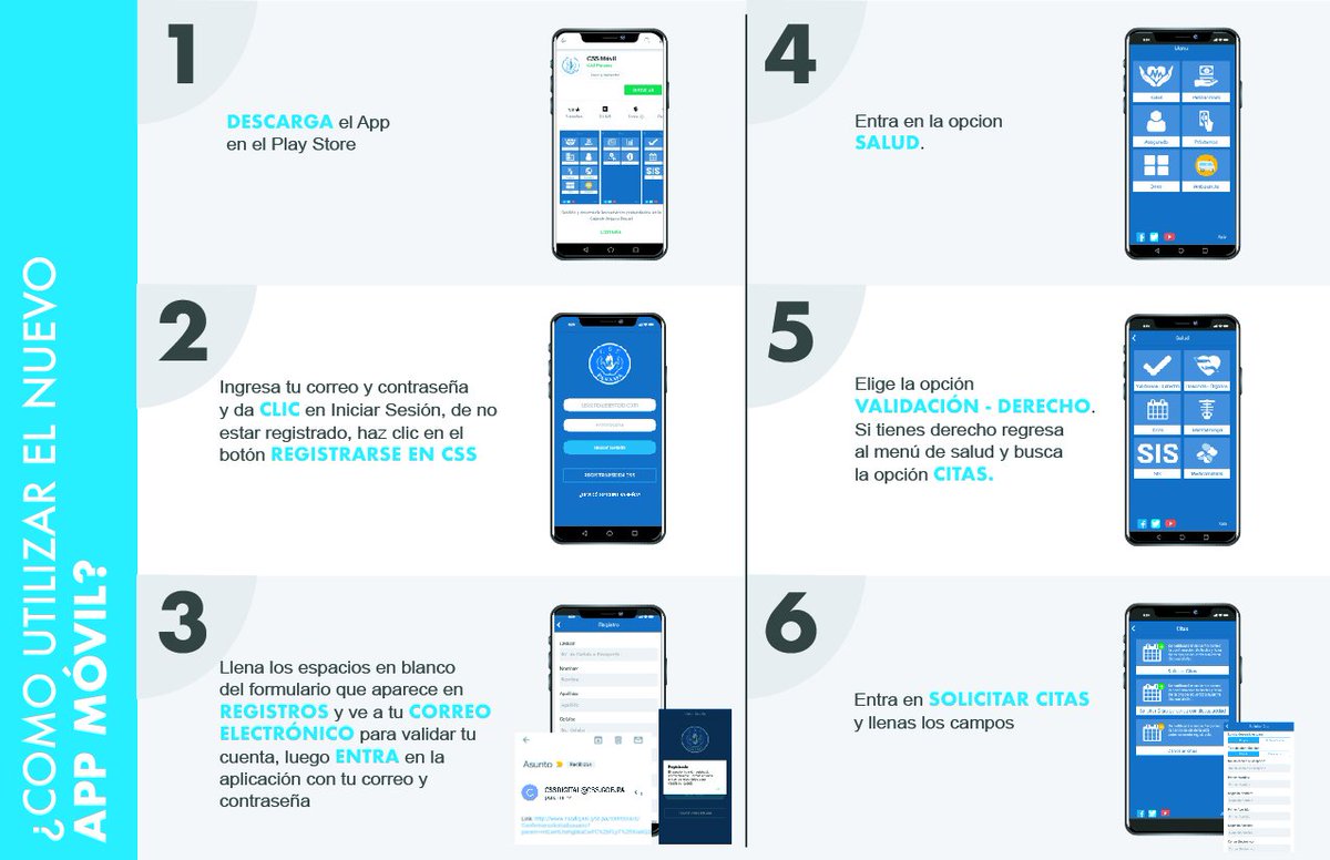 ¿Aún no sabes cómo utilizar el nuevo el APP CSS Móvil?

Es muy sencillo, sólo sigue los siguientes pasos: