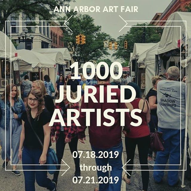 residentdesign's tweet photo. This weekend we'll be off to the South University at Ann Arbor Art Fair! 
Photo credits: @annarborartfair https://t.co/zbAznAbK9Q