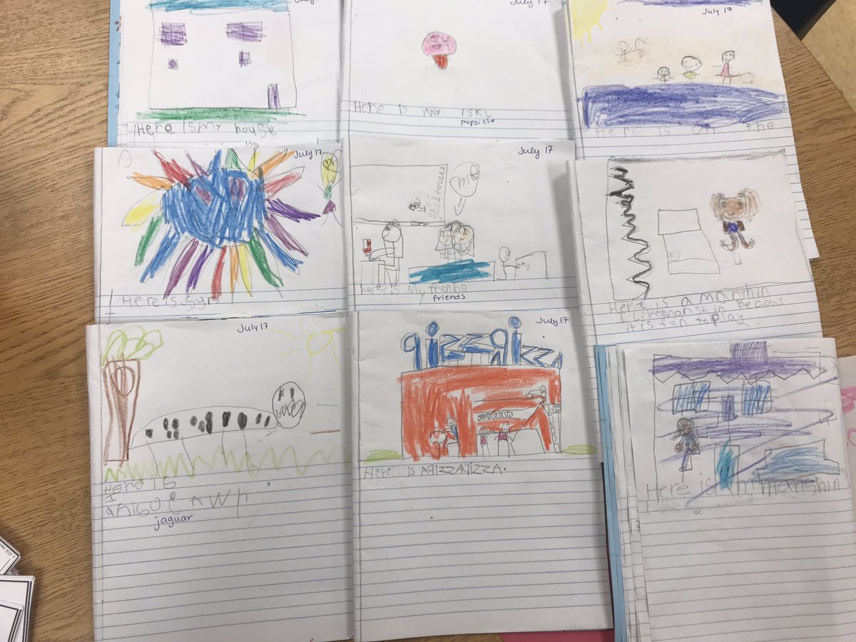 I am so proud of the progress I see in students in the short time we’ve been together. Today students wrote their journals using classroom resources and the stretchy snake strategy - and no help from me! Way to go! <a href="/dp_slc/">DP Summer Literacy Camp</a>