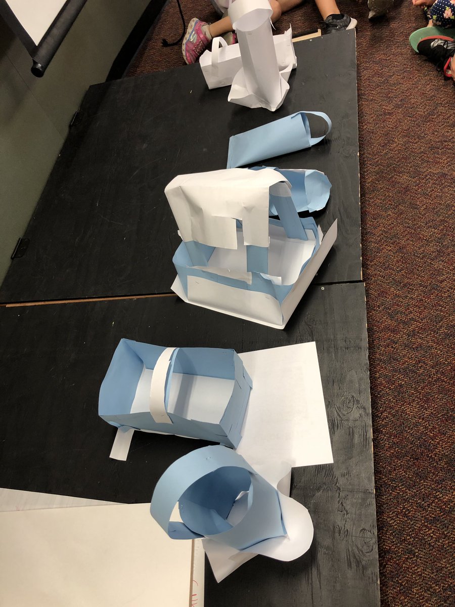 Today in Summer School.. whose paper “basket” will hold the most weight? Students had a blast engineering and testing out their designs! #santeesd <a href="/SSDKristin/">Kristin Baranski, Ed.D</a>