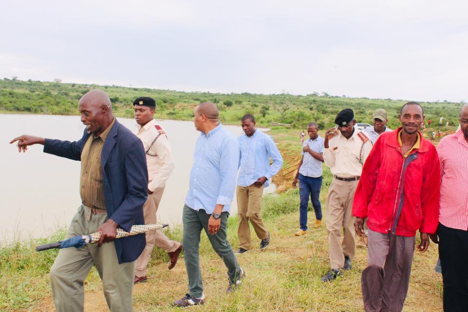 Finally I Visited Tobora Dam Inspecting Works Done And - 