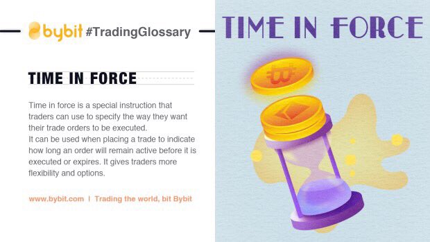 Bybit_Official's tweet image. Learn about Time In Force with the #Bybit #TradingGlossary

At Bybit we want to educate our traders and grow together with you. 

Read more:
help.bybit.com/hc/en-us/artic…

Try your first margin trade for free with a $10 welcome bonus:
bybit.com/bonus