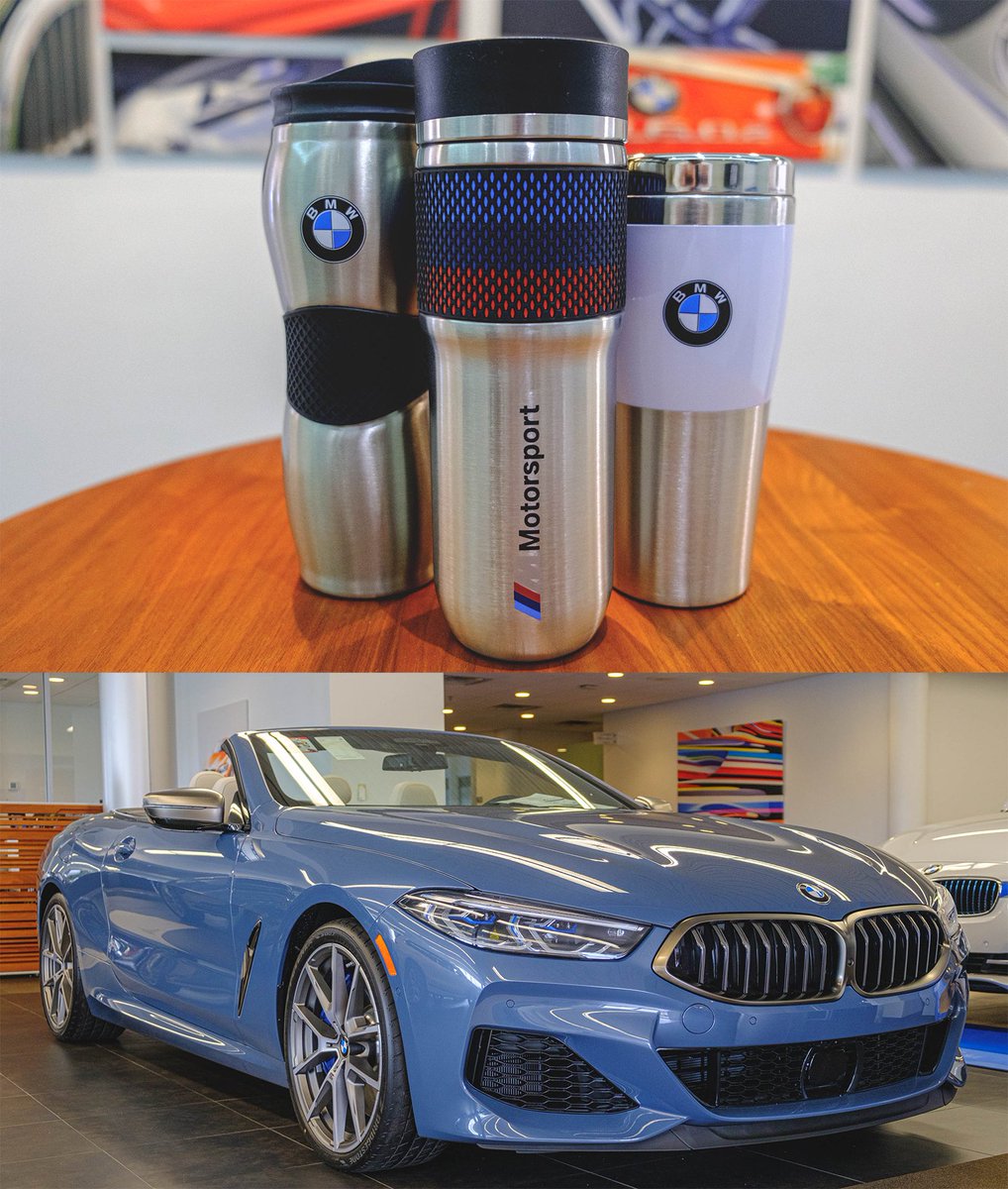 Don't forget to join our giveaway and get the chance to win your choice of these BMW travel mugs from our BMW Accessories store! Giveaway ends on Friday! Join here: ow.ly/ISyC50v3dVm