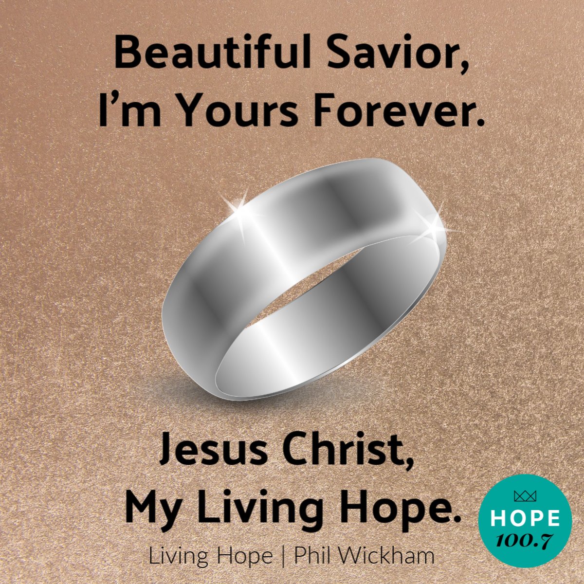 WEECRadio's tweet photo. #Livinghope #Beautifulsavior #Hope1007 https://t.co/bJ5qAlkbsb