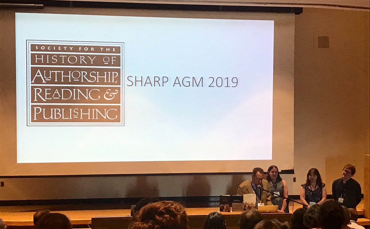 NoraSlonimsky's tweet image. YEAH AMY! Check out @AmySopcakJoseph’s prize winning article in #BookHistory #SHARP19 @SHARP_2019 PS: @SHEARites also got a shout-out!