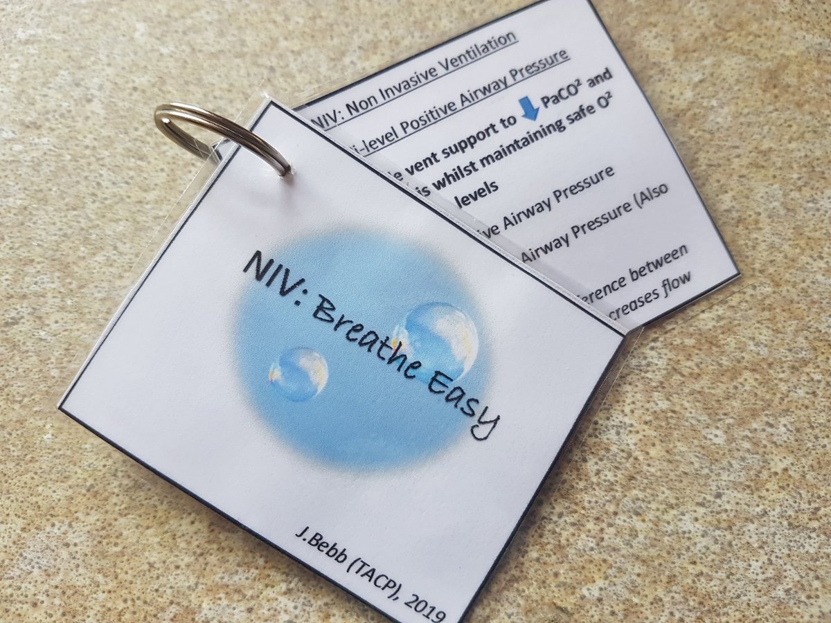 JennyBebb18's tweet photo. NIV:Breathe Easy keyrings ready to go out to help the team understand NIV, gases and terminology... @Educc_elht @BTSrespQI @uclanacp @annakirbybailey @garlapati_raj #nivbreatheeasy #nivmerchandise #educationtool https://t.co/sDSZY1GBAg