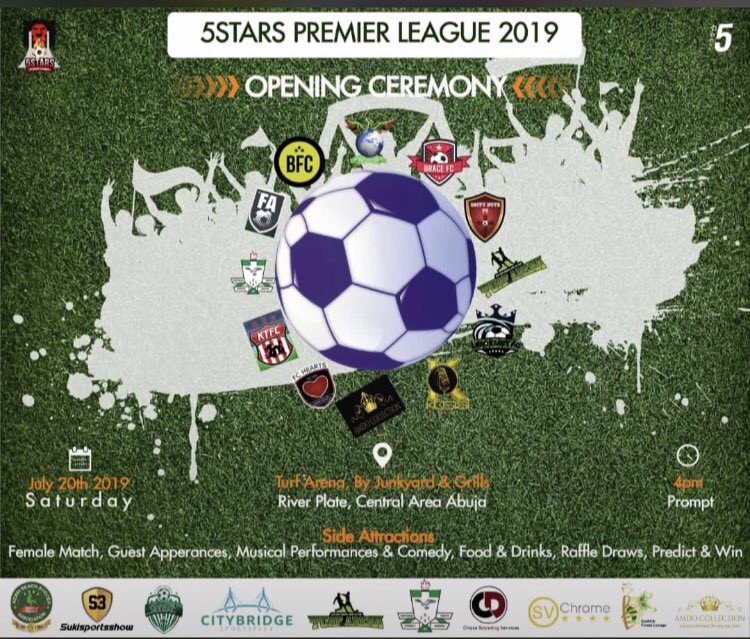 Proud to be part of this amazing tournament, it will only get bigger. Great job @5starsfootball 👍🏾