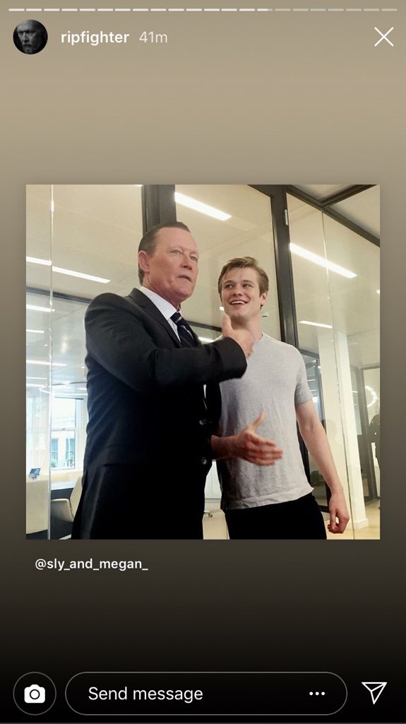 rsimmon19yt's tweet photo. Ok Cyclone, if you didn't know, @robertpatrickT2 & @camilleguaty have shown their support in subtle ways. I found these in their instagram stories. #SaveScorpion #RespectScorpion https://t.co/1Ye1ulJDRY