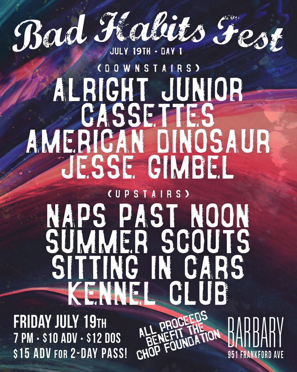 Start the weekend off right with us and some awesome bands this Friday at <a href="/TheBarbary/">The Barbary</a> !