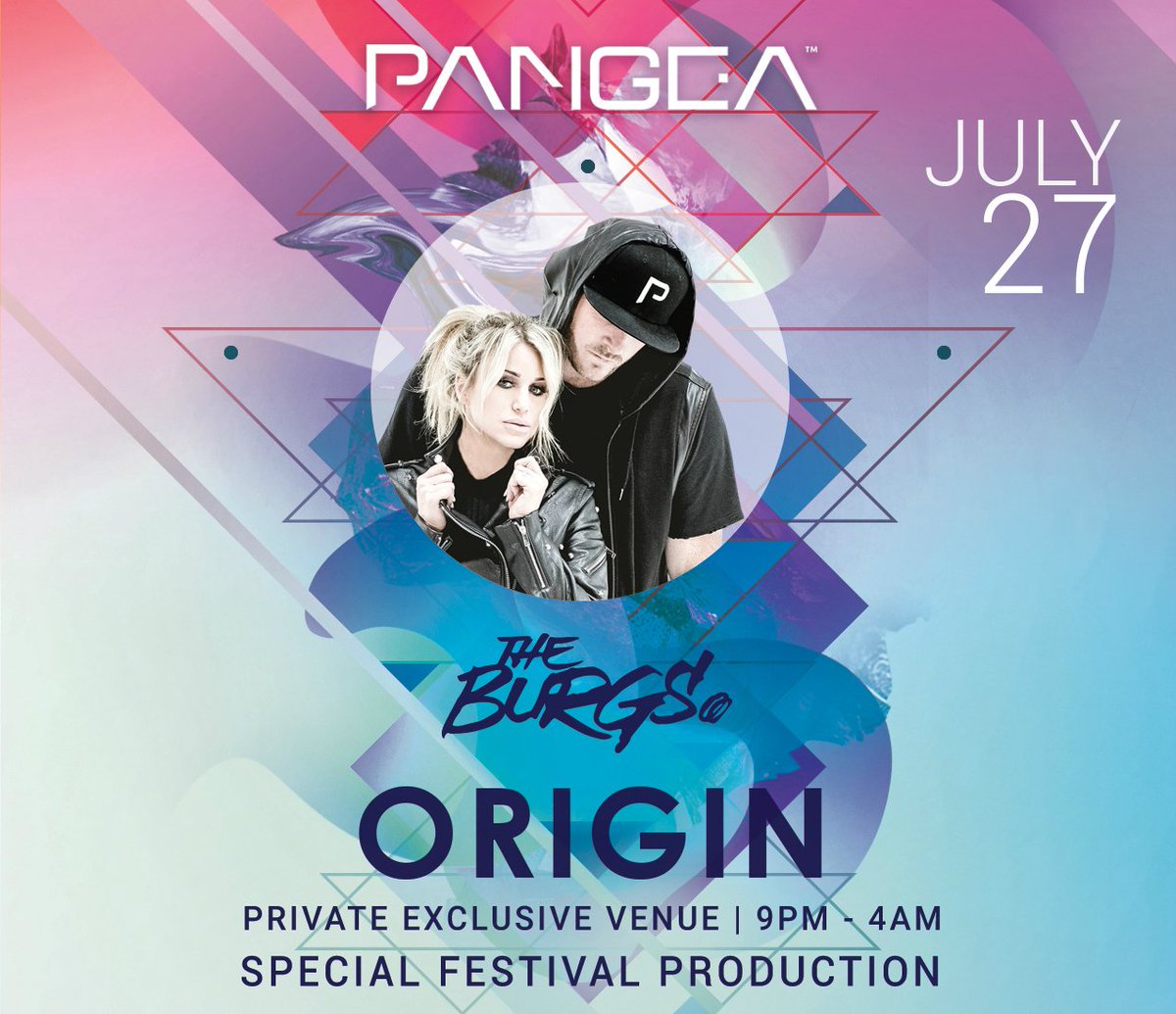 #Pangea #Artists @theburgsmusic are co-headlining at #ORIGIN on July 27th! TICKETS ON SALE NOW -- bit.ly/Origin-Pangea

#ORIGIN #PANGEA #PANGEAEVENTS #LONGBEACH #PROMO #OC #LA #HOUSEMUSIC #DANCEMUSIC #4AM #PROMO #CONCERT #LIVEEVENT #AFTERHOURS #DJ #FESTIVAL