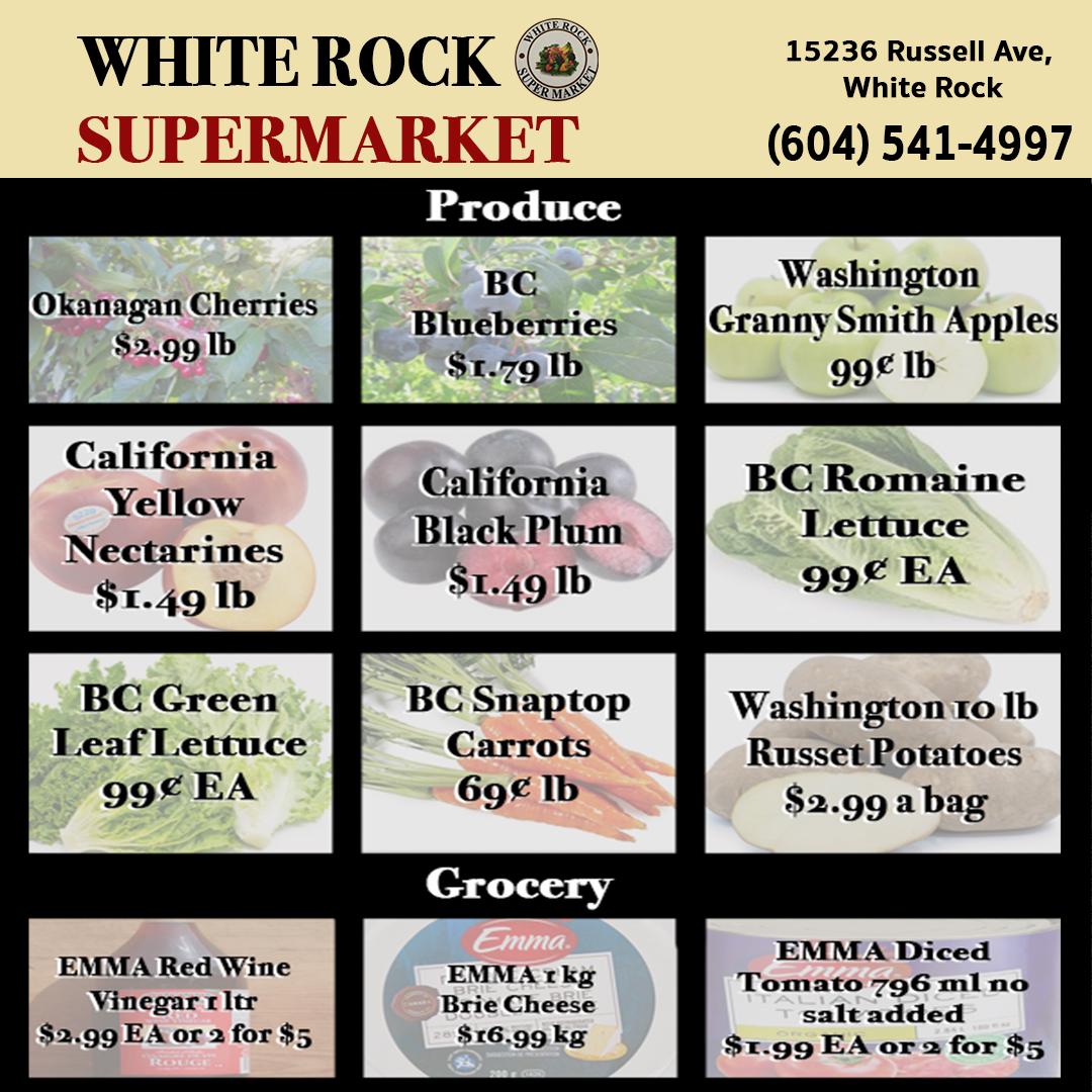 ibd_media's tweet photo. White Rock Supermarket Flyer for today to end of Monday July 22, 2019
•
#whiterocksupermarket #ibdmedia #surrey #southsurreybc #southsurrey #whiterockbc #whiterock #supermarket #groceries #grocerysrore #fruits #veggies #surreynow #surreybuzz #surreylocal #surreyliving https://t.co/medLqdyHH0
