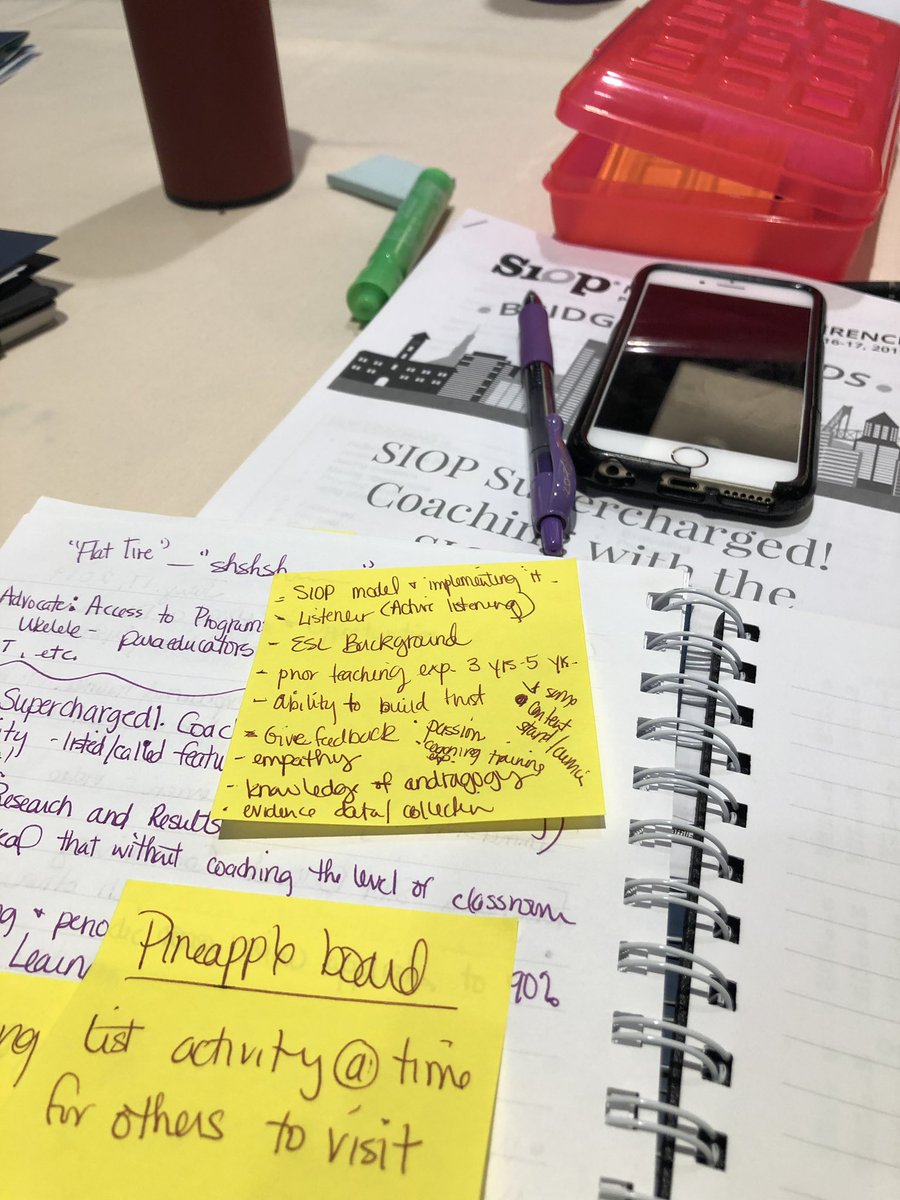 This is professional learning...