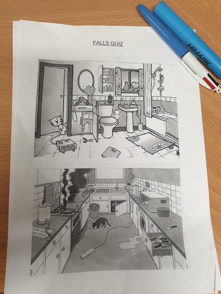WHHOrthoOT's tweet image. Today in the 'nimble minds' group @lauren_04 created an acitvity session to encourage patients to think about enviromental hazards to improve knowledge of falls prevention @AlisonSchofie10 @WHHLiA Thank you for joining us! #fallscollaborative #testofchangeideas #valueOT