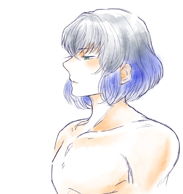 soil@生きとったんかﾜﾚｪ!!!さんがTwitterに投稿した嘴平伊之助(鬼滅の刃)のイラスト。