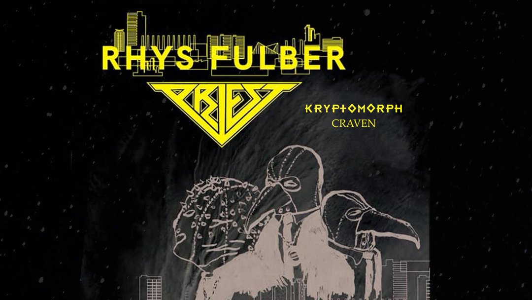 kryptomorph's tweet image. [MESSAGE FROM THE 12TH PLANET] Kryptomorph is back from the void and across Europe this September in support of @rhysfulber &amp;amp; Priest​ alongside Craven! Two single releases are planned until then! Tour dates: bnd.lc/kryptotour

#rhysfulber #priestband #darksynth #synthwave