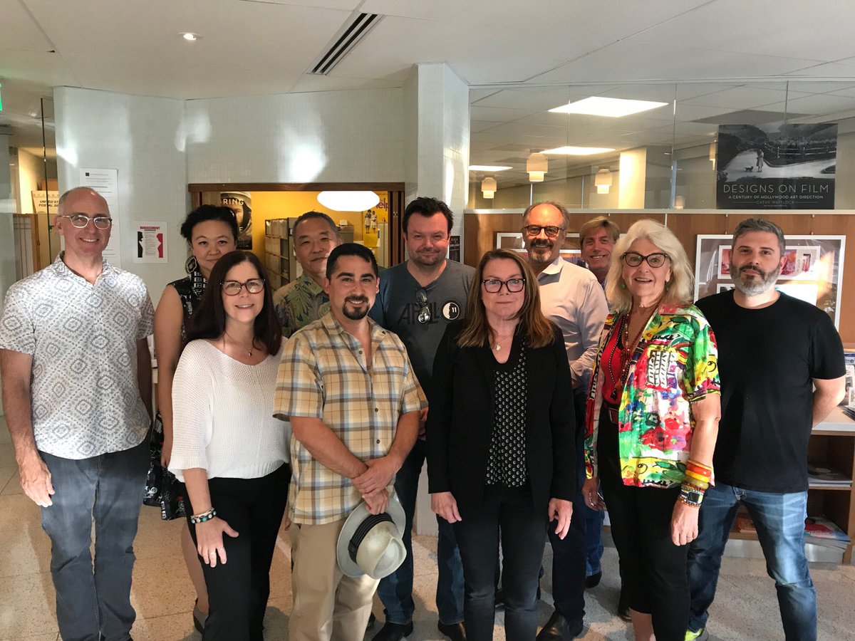 ADG800's tweet image. Newly elected #ADG800 Board Members were sworn in this week by #Local800 President Nelson Coates. Congratulations to all and thank you to everyone who participated in the election! Learn more about the Guild by visiting ADG.org!