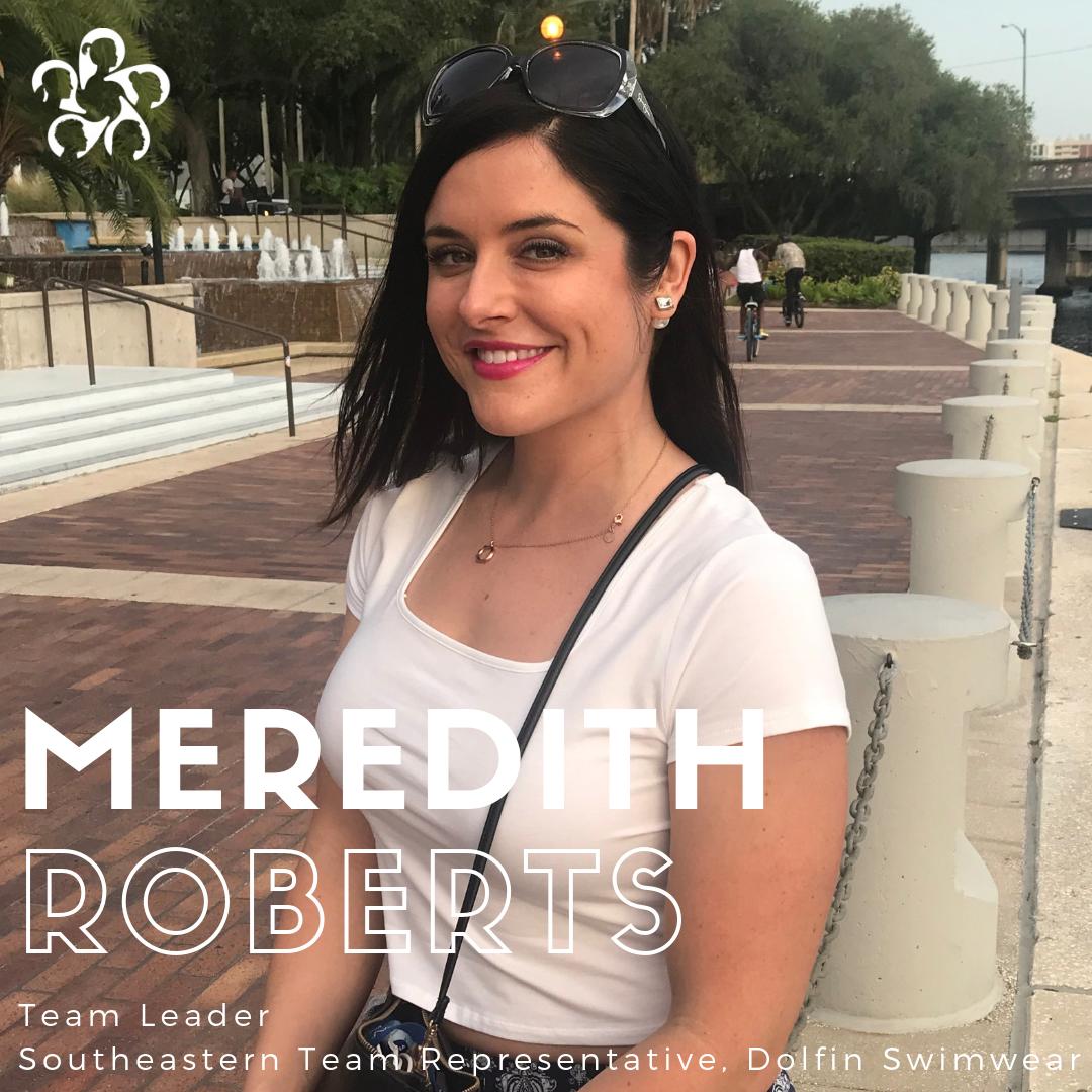 leadsportsco's tweet photo. Our next 2019 Team Leader is Meredith Roberts! Meredith is the Southeastern Team Rep for @DolfinSwim and joined us in both 2017 and 2018. #FunFact: Meredith and @karalynnjoyce were on the same zone team as age groupers. #leadsportssummit #womenwholead #leadfam #girlsinsport https://t.co/MMSmlbQtbF