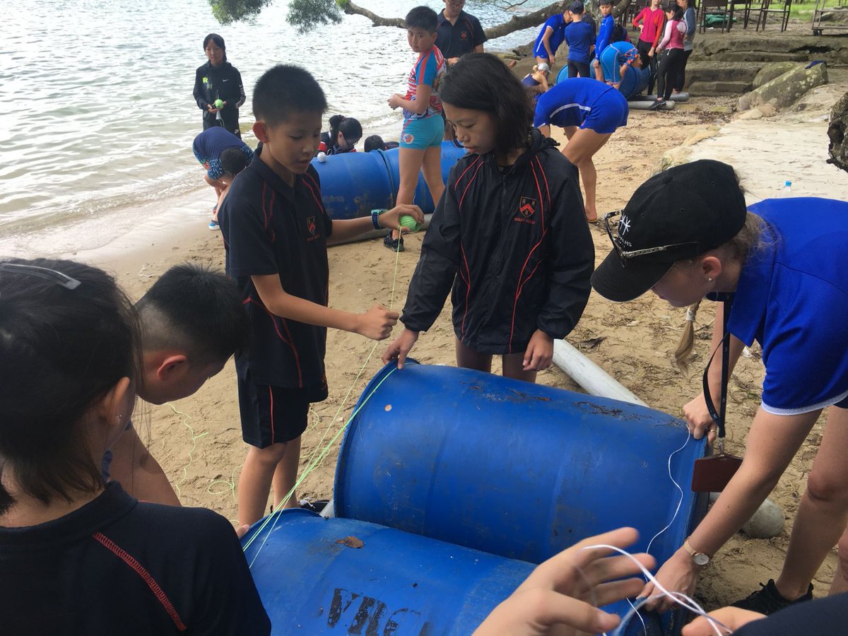Our upper prep students had a fantastic time building rafts at Tai Tam Country Park during our Shackleton Week in June! Our students developed #teamwork, #leadership and practical skills as well as hands on problem solving with unfamiliar material and environment. #hongkong
