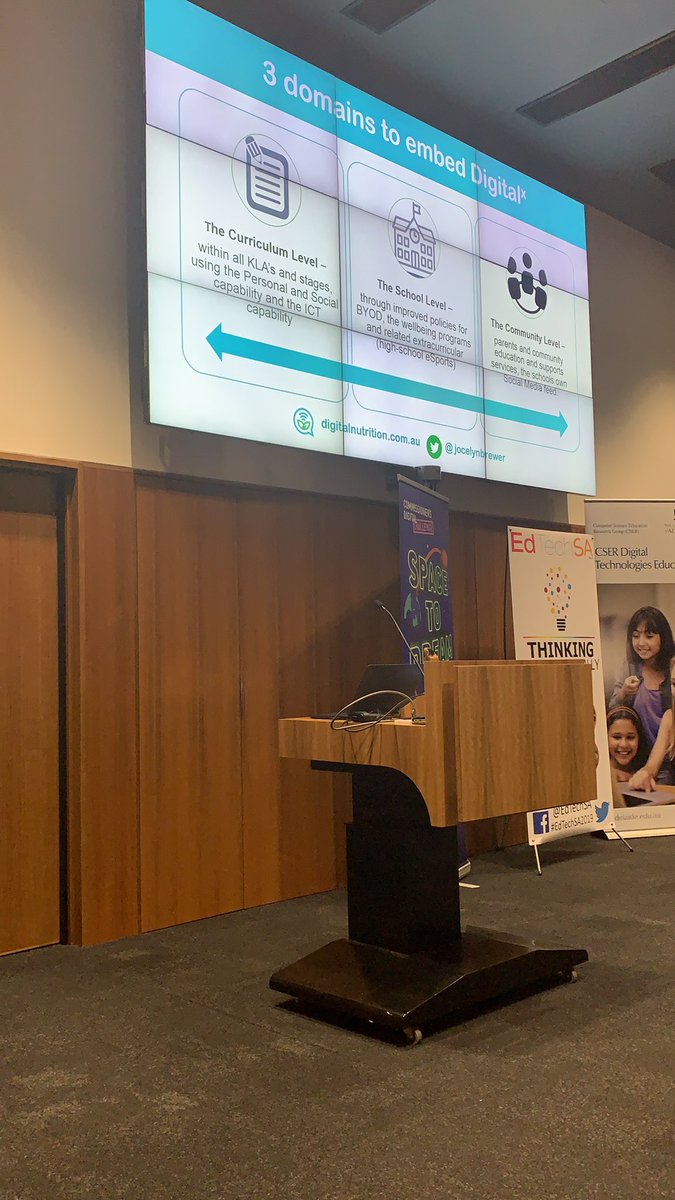 EdTechSA's tweet image. ‘Develop a culture of ‘choose to use’ rather than ‘ban’ #digicit in a meaningful way! #edtechsa #thinktechsa