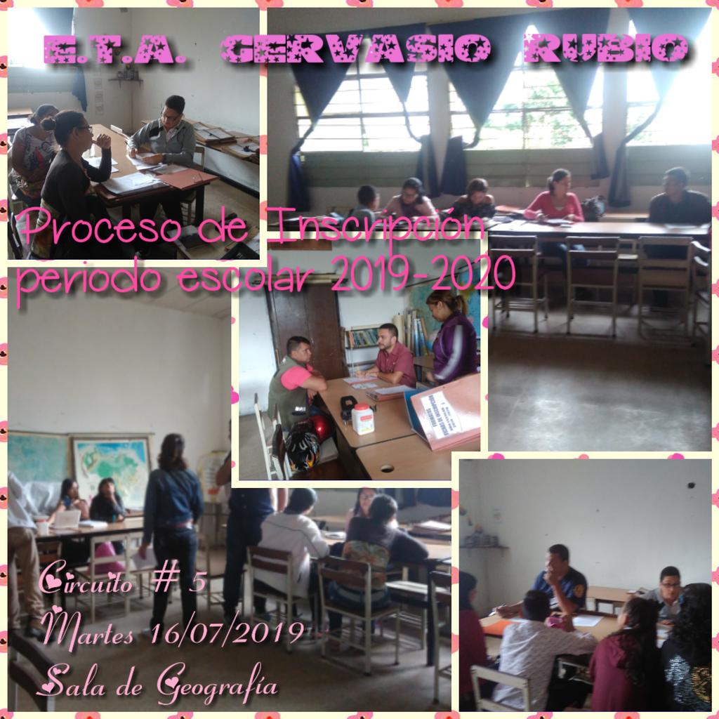 craetagr's tweet photo. Inicio proceso de Inscripción para el periodo escolar 2019-2020. @craetagr https://t.co/tCbZOYBvJp