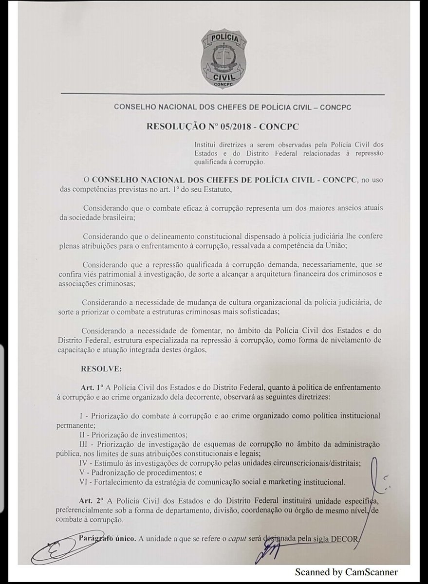 concpcbr's tweet photo. Ministro @SF_Moro, o CONCPC emitiu em 2018 a diretriz para as Polícias Civis estruturarem órgãos de combate à Corrupção e todos agradecem ao DRCI/@JusticaGovBR por estabelecer a Resolução 05/2018 como parâmetro para distribuição de recursos. Todos ganham! https://t.co/f17fRQ4DOS