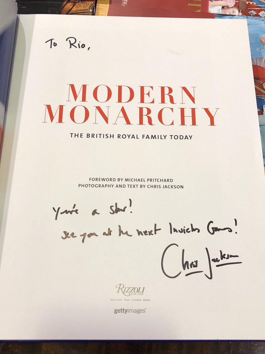 BladeBoyRio's tweet photo. #TBT Rio’s Feb/Mar 2019 column @PosAbilityMag - reunited after @InvictusSydney with our fave #RoyalPhotographer @ChrisJack_Getty @Hatchards! BIG THX for signing Rio’s copy of #ModernMonarchy with such wonderful words! @WeAreInvictus #PrinceHarry #InvictusGames #PosabilityMagazine https://t.co/dKqUTLJCxH