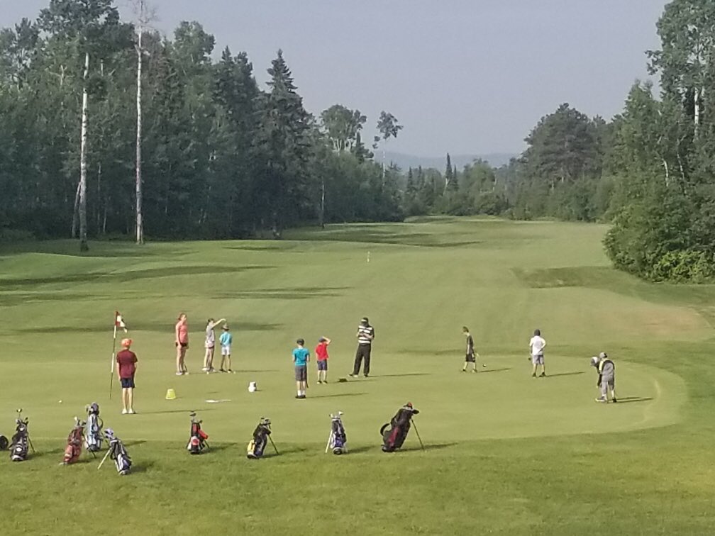 chrisgolf018's tweet photo. Future Links Skills Challenge underway at Whitewater Golf Club in Thunder Bay. Thank you to all that came out! @PGAofManitoba @TheGolfOntario @GolfCanada https://t.co/ae6pG0h7LT