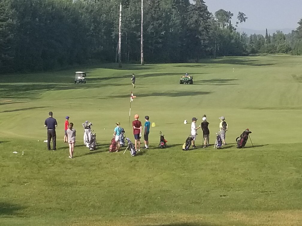 chrisgolf018's tweet photo. Future Links Skills Challenge underway at Whitewater Golf Club in Thunder Bay. Thank you to all that came out! @PGAofManitoba @TheGolfOntario @GolfCanada https://t.co/ae6pG0h7LT