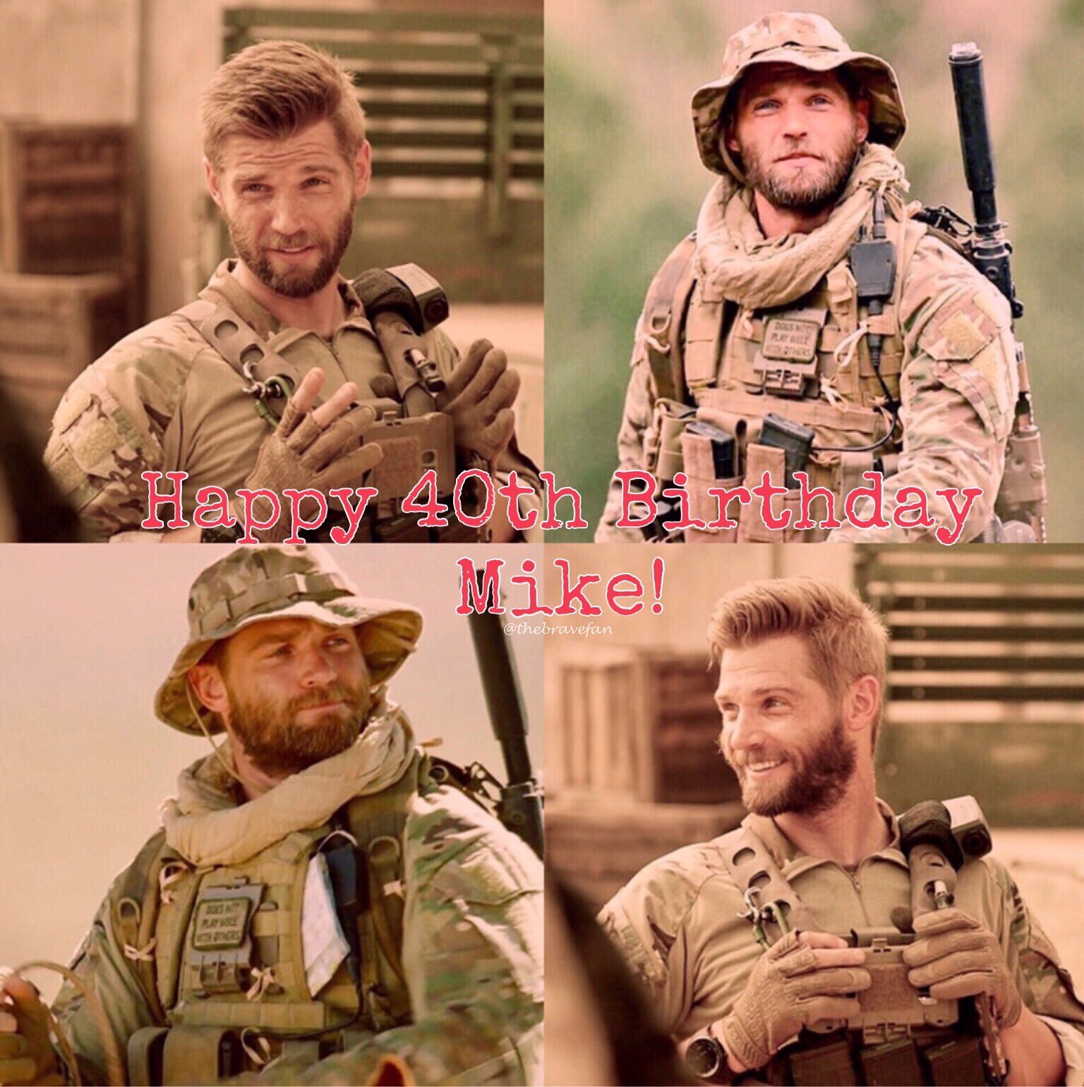 Happy 40th Birthday     Forever our Captain  